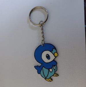 4/$60 New Piplup Keychain - Hand-Made